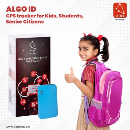 ALGOID WIRELESS ID CARD TRACKER FOR STUDENTS AND ELDER CITIZENS GPS Device