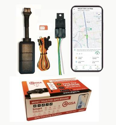 ARGSA Plus GPS Tracker with Remote Engine Lock for All Vehicles GPS Device
