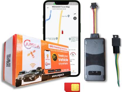 ARGSA Plus GPS Tracker with Remote Engine Lock for All Vehicles GPS Device