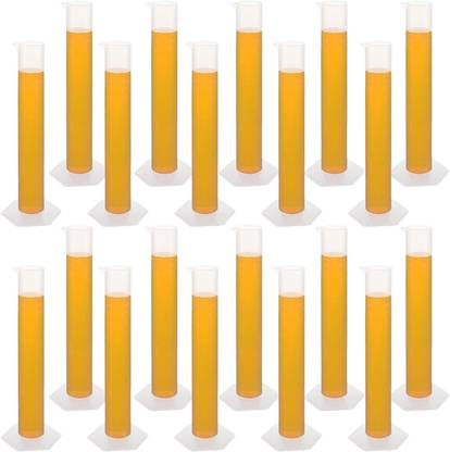 Salco 20 Pack 50 ml Graduated Cylinder Set for Hydrometer Test Borosilicate Glass Graduated Cylinder