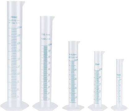 Greyart Measuring Cylinders Graduated Cylinders for Lab Jar Plastic Measuring Cylinders Plastic Graduated Cylinder