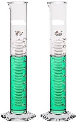 Krinan Glass Measuring Cylinder Glass Graduated Cylinder