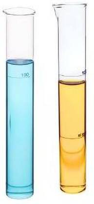 Apex Labs Graduated Nessler Cylinder 100 ML Pack of 2 Borosilicate Glass Graduated Cylinder