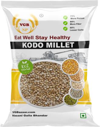 VGB Unpolished Kodo Millet ( Kudai Grain ) Varagu / Arikelu Millet - 500g Kodo Millet