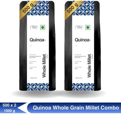 TWF Quinoa Grains | Saponin-Free | Nutrient-Rich & Gluten-Free High Protein| 2 Pack Quinoa