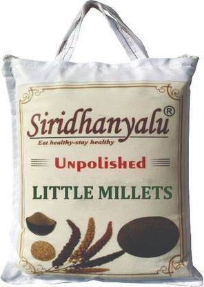 siridhanyalu Unpolished & Organic Little Millet,Gluten-free,Non-GMO,High-Fiber Protein-rich Little Millet