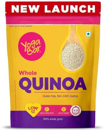 Yogabar Quinoa, Gluten Free, Alternative to Rice & Wheat | High Iron & Fibre Quinoa