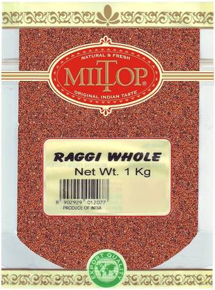 MilTop Ragi Sabut (Finger Millet Whole Grain) 1 kg Ragi