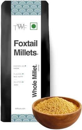 TWF Foxtail Millet|Unpolished Whole Grain|Gluten-Free|High Fiber & Protein Foxtail Millet