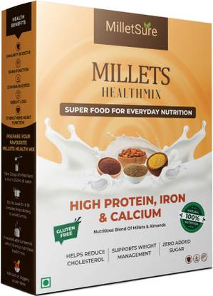 MilletSure Millets Health Mix|Nutrient-Rich Superfood|Gluten-Free & No Added Sugar|500g Mixed Millet