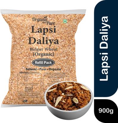 Organic and Pure Lapsi, Lapsi Rava, Lapsi Daliya, Laapsi, Lapsi Wheat, Daliya Lapsi (Refill Pack)