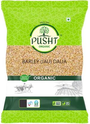 Pusht Organic Organic Barley (Jau) Dalia, Gluten Free Grain - 500G Barley