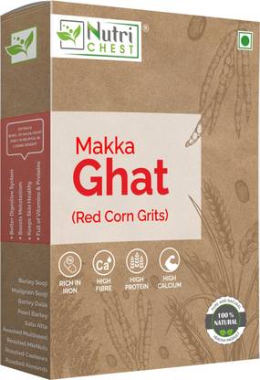 Nutrichest Makka Dalia, Ghat, Red Corn Grits Corn