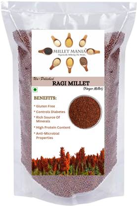 Millet Mania Unpolished Ragi (Finger Millet) Ragi