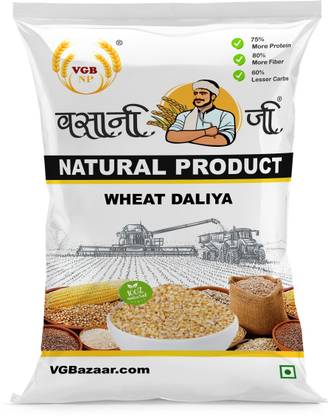 VGBNP 100% Natural Sharbati Daliya (Original ) Broken Wheat