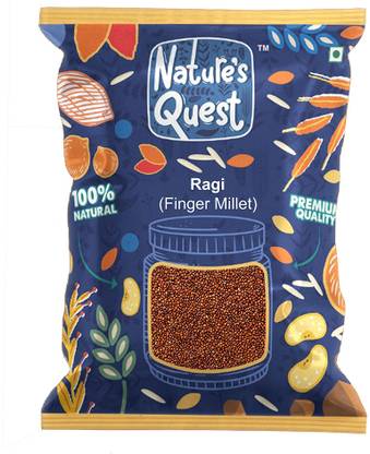 Nature’s Quest Ragi 900 Gms|Finger Millet|Ragulu|Ragi|Nachni|Keppai|Marwa|Mandika|Nagli Finger Millet