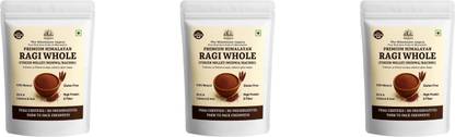 The Himalayan Legacy Whole Ragi (Finger Millet/Madua/Nachni) Grain | Gluten-Free,High Calcium 3*500g Ragi