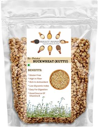 Millet Mania Buckwheat (Kuttu) – Unpolished & Natural Whole Wheat