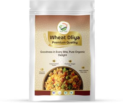 Simply Jaivik Wheat Daliya – 100% Natural Cracked Wheat for Healthy Breakfast & Meals Broken Wheat