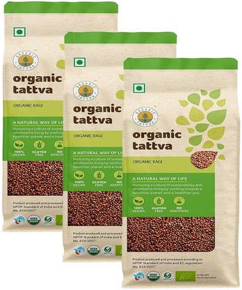 Organic Tattva Organic Ragi Whole 500G Ragi