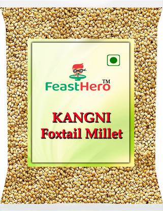 Feasthero Premium Quality Kangni Sabut (Foxtail Millet Whole Grain) -250g (Foxtail Millet) Foxtail Millet