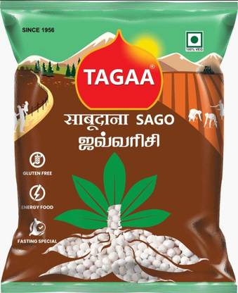 TAGAA Sabudana (Sago) Javvarasi Milk White Packet Sago