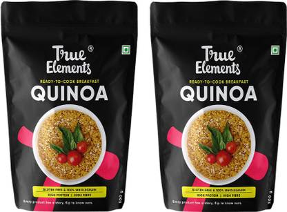 True Elements Gluten Free Regular Quinoa, ready to cook breakfast, Diet food for weight loss Quinoa