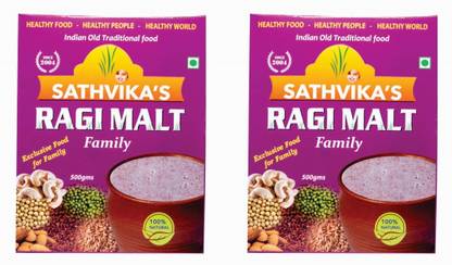 SATHVIKAS Ragi Malt Family Finger Millet