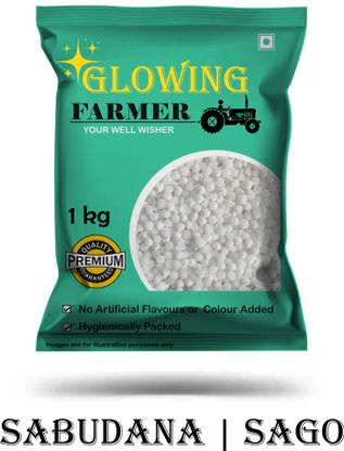 GLOWING FARMER Premium Quality Sabudana | Saksak | Rabia | Sagu Sago