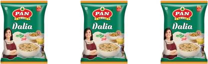 PAN Brand Dalia 500g | Cholestrol Free Diet | Trusted By Neetu Kapoor Broken Wheat