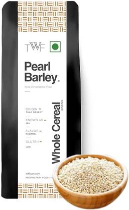 TWF Pearl Barley Grains | Jau Millet | 100% Natural, High Fiber for Baking & Cooking Barley
