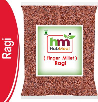 Hubmeal Best Quality Ragi Sabut (Finger Millet Whole Grain)-500g | Ragi Grains Ragi