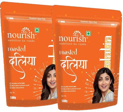 Nourish 100% Natural Sharbati Wheat Daliya (Original Broken Wheat Dalia) Quinoa