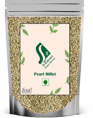 S Eleven Super Market Whole Bajra/Pearl Millet/Desi Bajra Grain(Sajje/Kambu/Pindi/Sajjalu) Pearl Millet