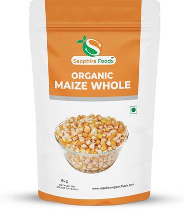 Sapphire Foods Organic Fresh and Healthy Maize Whole / Makka Corn