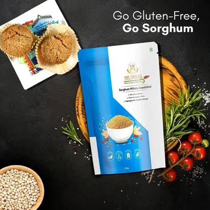 MUMFAS Sorghum Millets Unpolished 250g | Natural, Gluten-Free, High in Fiber & Protein Sorghum