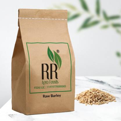 RR AGRO FOODS Raw Barley seeds | Jou | Jau | Rich in fibre Barley