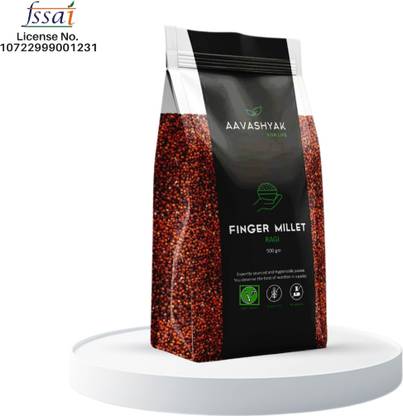 Aavashyak Finger Millets(Ragi) Nutritious Superfood Rich in Protein, Fiber, Calcium & Iron Finger Millet