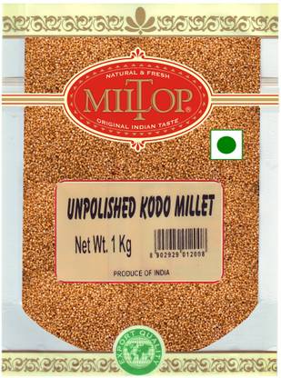 MilTop Unpolished Kodo Millet 2 kg Kodo Millet