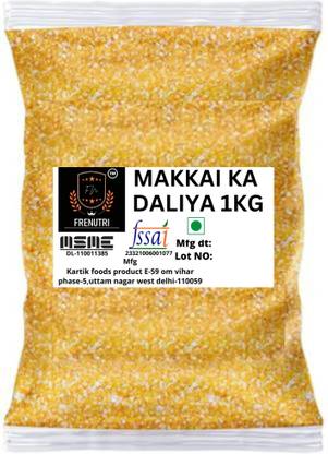 FRENUTRI Makai Ka Daliya 1kg Broken Wheat