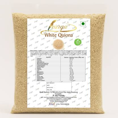 LE SAGA Organic White Quinoa 1kg Non-GMO, Gluten-Free, Rich in Fiber & Protein Quinoa