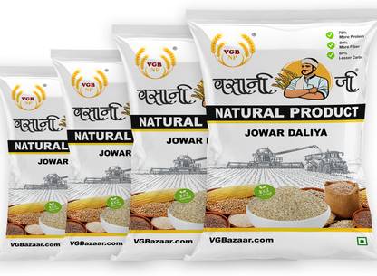 VGBNP 100% Natural & original Jowar Daliya (Jawar Daliya)Sorghum Millet Porridge 2kg Jowar