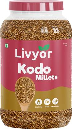 LIVYOR Kodo Millets Unpolished | Protein & Fiber Rich Superfood Kodo Millet