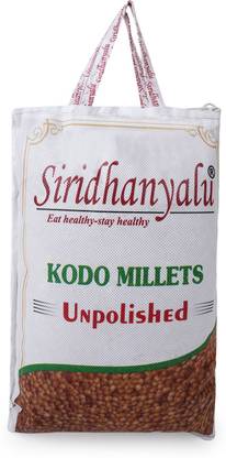 siridhanyalu unpolished and organic Kodo Millets 920gm pack Kodo Millet