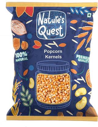 Nature’s Quest Popcorn & Popping Kernels 900gms- Butterfly Popcorn Maize, -Corn makka Corn