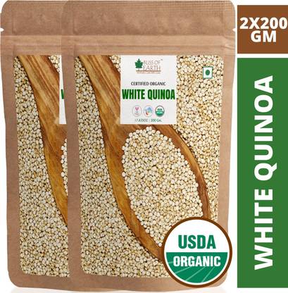 Bliss of Earth 2X200gm USDA Organic Quinoa Seeds Super Food Quinoa