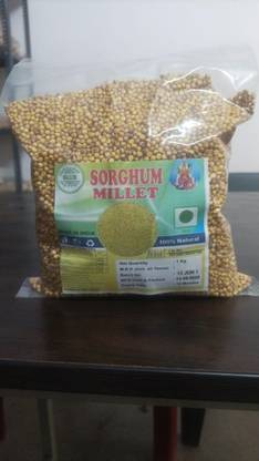 MALLIDI Yellow Jowar or Sorghum Millets & Grains Jowar Sorghum