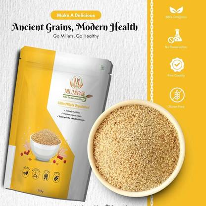 MUMFAS Little Millets Unpolished - 250g | Gluten-Free, High in Fiber, Rich in Nutrients Little Millet