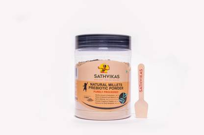 SATHVIKAS NATURAL MILLETS PREBIOTIC POWDER (CUMIN FLAVOUR ) Mixed Millet