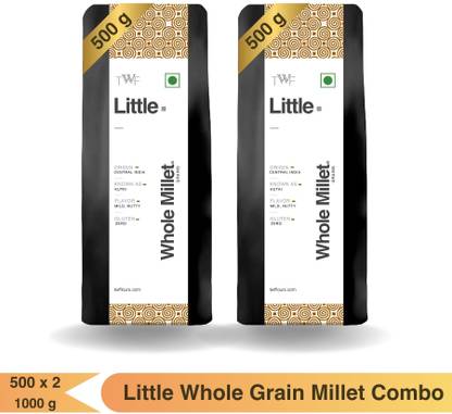 TWF Little Whole Millet | Kutki Millet | Nutrient-Rich & Gluten-Free | Pack of 2 Little Millet